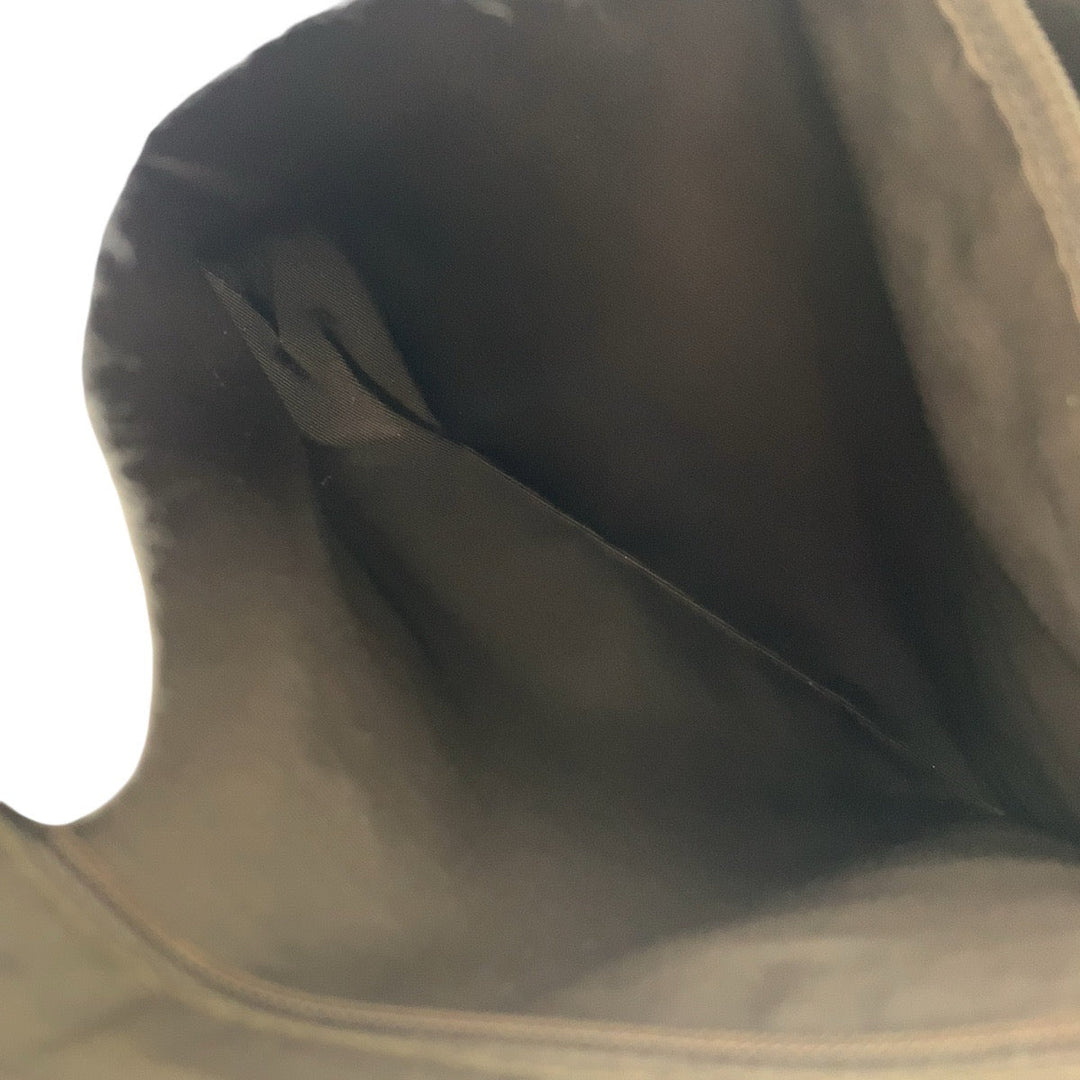 GUCCI Shoulder Bag 00963 GG canvas, leather Brown Silver Metal Shelly Line Jackie Women Used Authentic