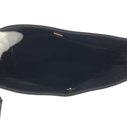 GUCCI Shoulder Bag 001 4231 GG canvas Black Silver Metal Shoulder Bag handbag Women Used Authentic