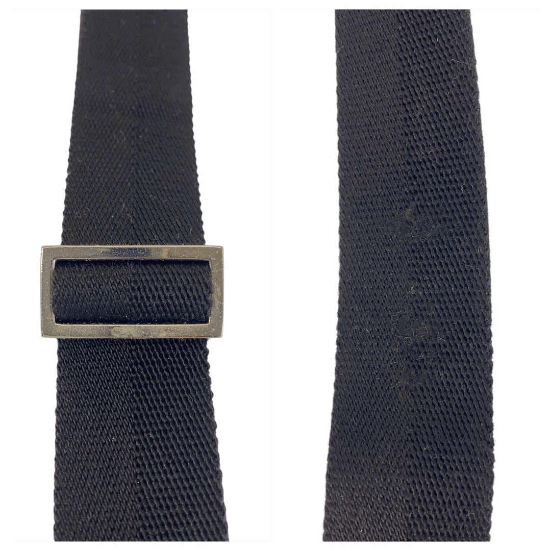 GUCCI Shoulder Bag 114273 GG canvas, leather Black black Shoulder Bag Messenger bag Women Used Authentic