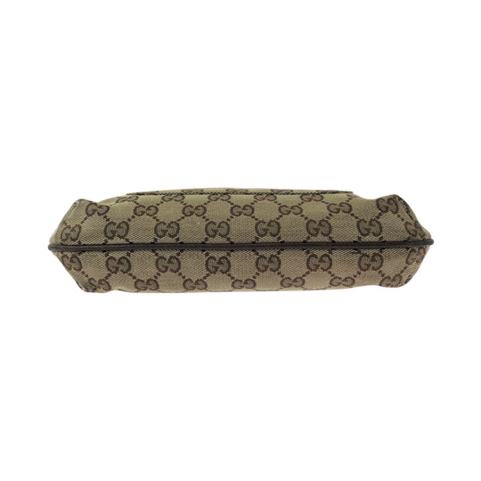GUCCI Shoulder Bag 122793 GG canvas Beige Brown SilverMetal Shoulder Bag pochette Women(Unisex) Used Authentic