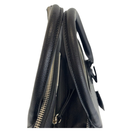 Maison Margiela Handbag leather BlackSilverMetal Handbag Shoulder Bag 2way 5AC mens Used Authentic