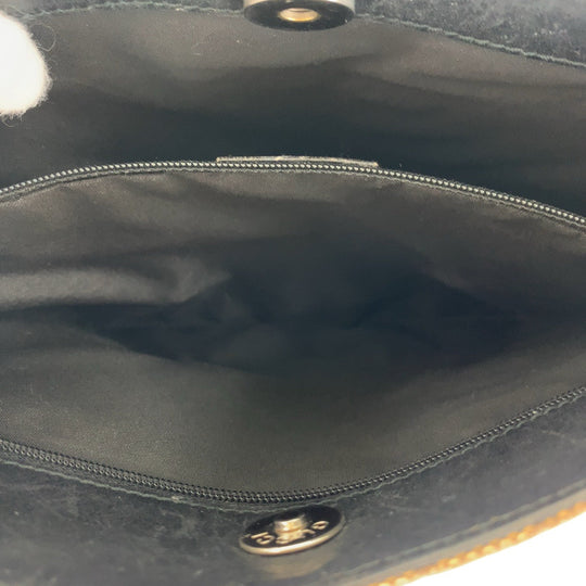 GUCCI Shoulder Bag 001 3181 GG canvas, leather Brown Silver Metal Women Used Authentic