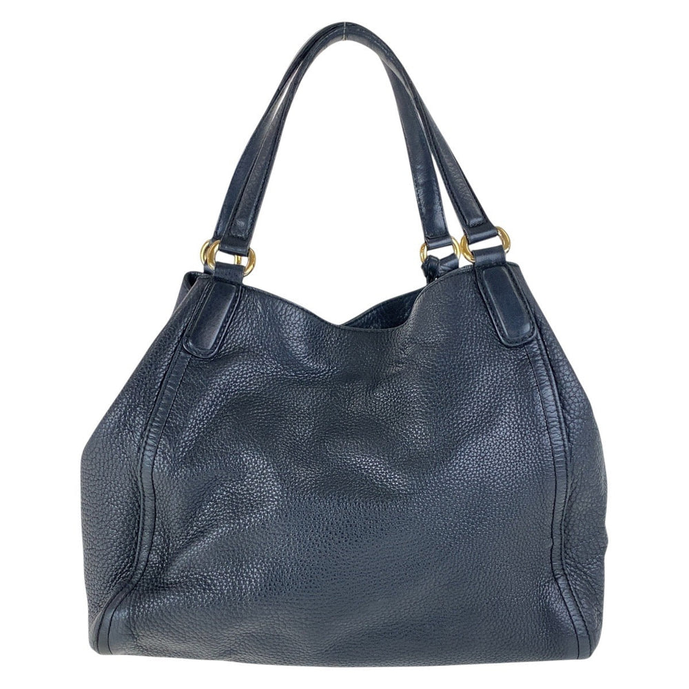 GUCCI Shoulder Bag 282309 leather Black SilverMetal Shoulder Bag Soho Women Used Authentic