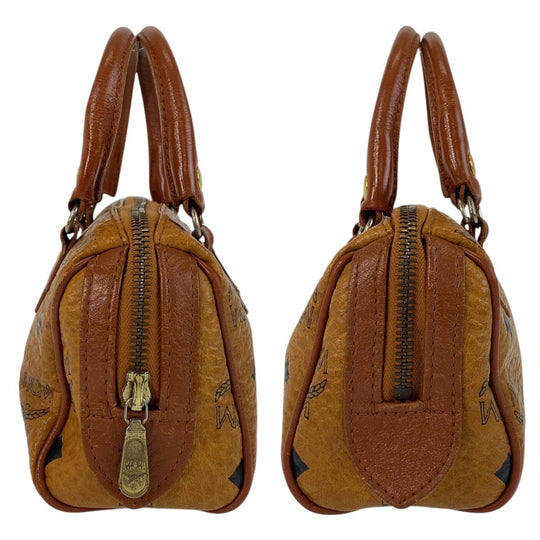 MCM Shoulder Bag leather Brown Vicetos