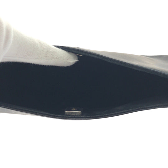 GUCCI Shoulder Bag 001 3709 leather Black Red SilverMetal One Shoulder Bag Bamboo Women Used Authentic