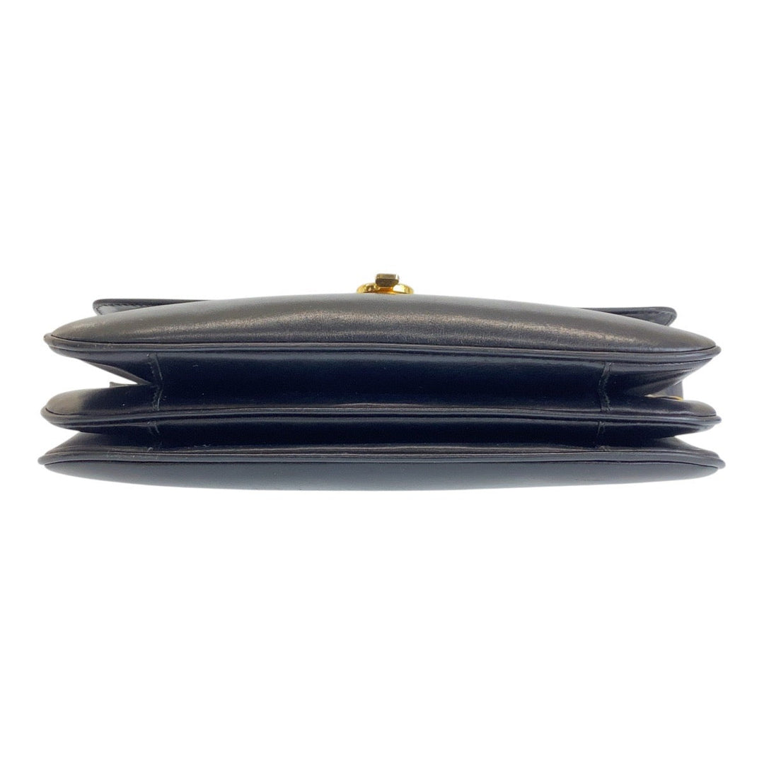 CELINE Shoulder Bag leather black