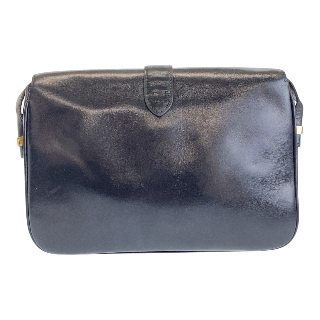 CELINE Shoulder Bag leather black