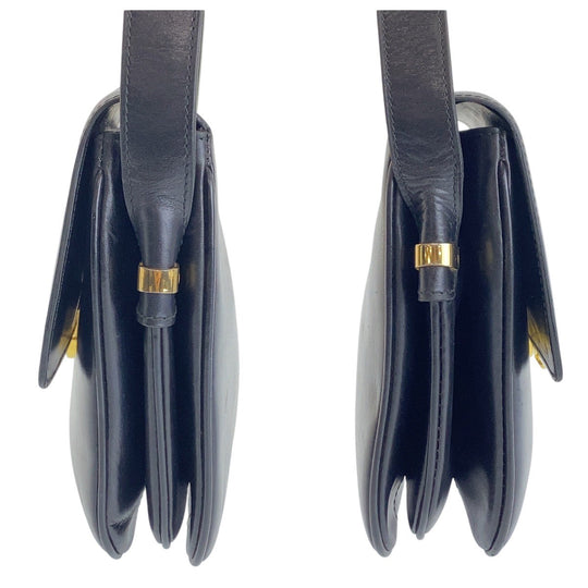 CELINE Shoulder Bag leather black