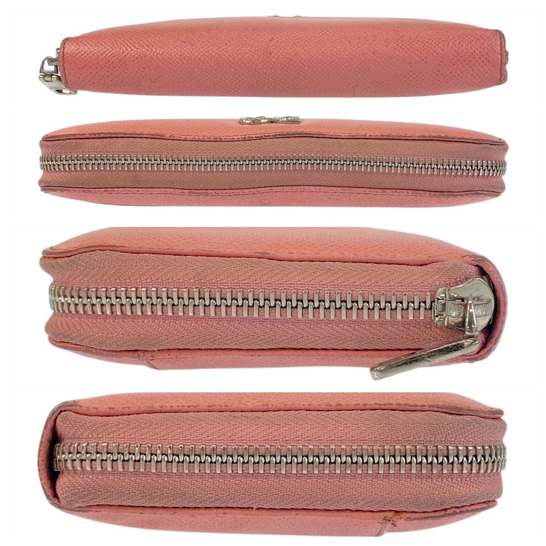 DOLCE&GABBANA Long Wallet Purse leather pink