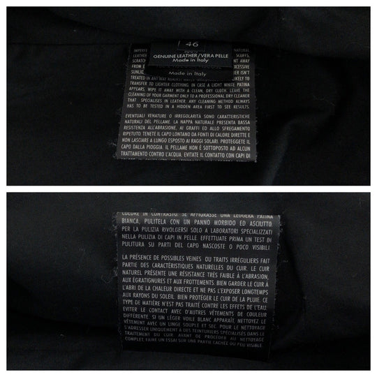 GUCCI Riders jacket leather purple 46