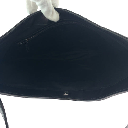 GUCCI Shoulder Bag 106250 GG canvas Black SilverMetal