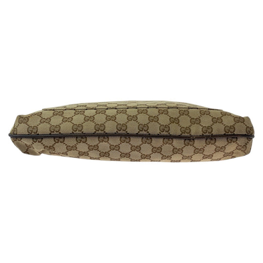 GUCCI Shoulder Bag 122791 GG canvas, leather Beige brown Shoulder Bag Messenger bag Women Used Authentic