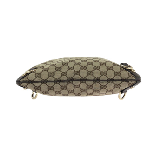 GUCCI Shoulder Bag 131326 GG canvas Brown Shoulder Bag pochette Abbey Women Used Authentic