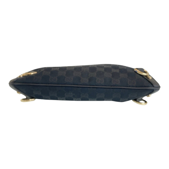 GUCCI Shoulder Bag 131326 GG canvas, leather Black GoldMetal Shoulder Bag pochette Abbey Women(Unisex) Used Authentic