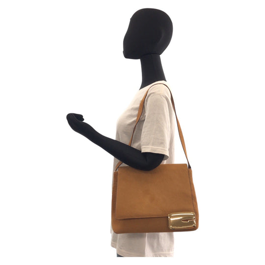 GUCCI Shoulder Bag 001 3444 1812 Harako Camel Gold Metal