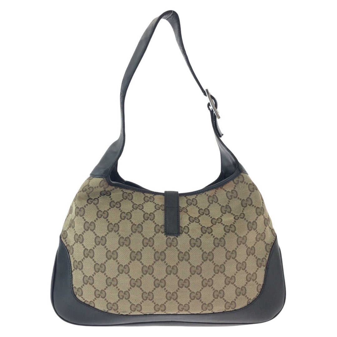 GUCCI Shoulder Bag 001 3306 GG canvas Brown Jackie Shelly Line