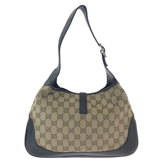 GUCCI Shoulder Bag 001 3306 GG canvas Brown Jackie Shelly Line