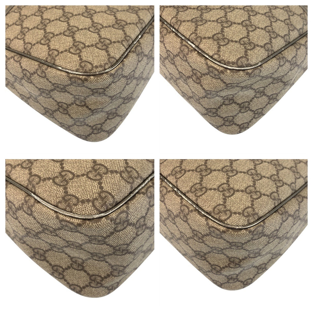GUCCI Shoulder Bag 189898 GG Supreme Canvas beige