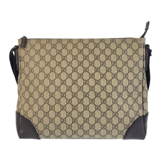 GUCCI Shoulder Bag 110054 GG Supreme canvas, leather beige Shoulder Bag Messenger bag Women Used Authentic
