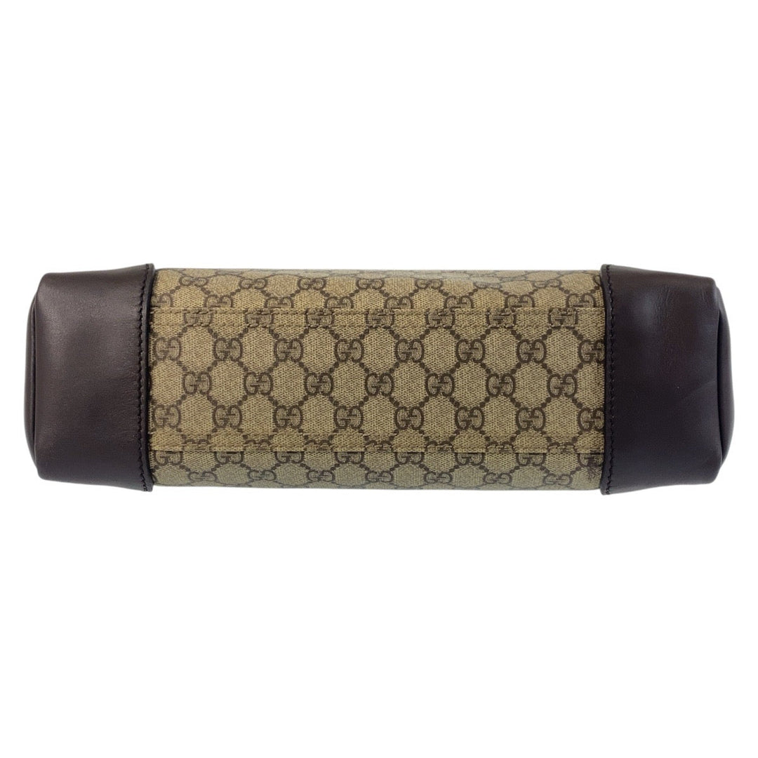 GUCCI Shoulder Bag 110054 GG Supreme canvas, leather beige Shoulder Bag Messenger bag Women Used Authentic