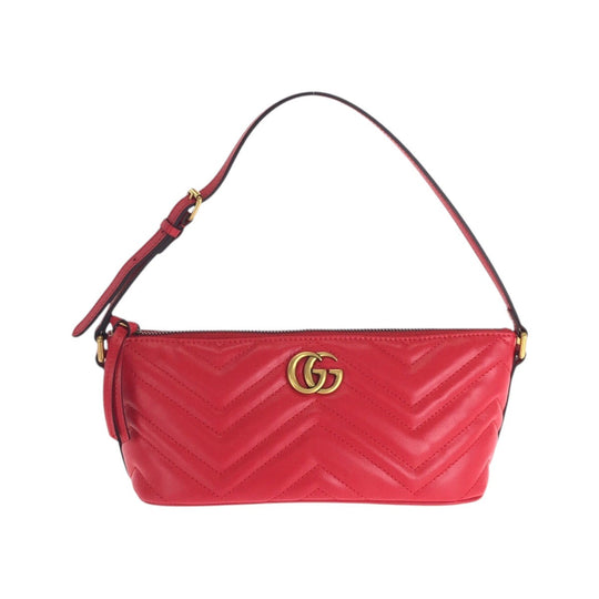GUCCI Handbag 739166 leather Red GG Marmont