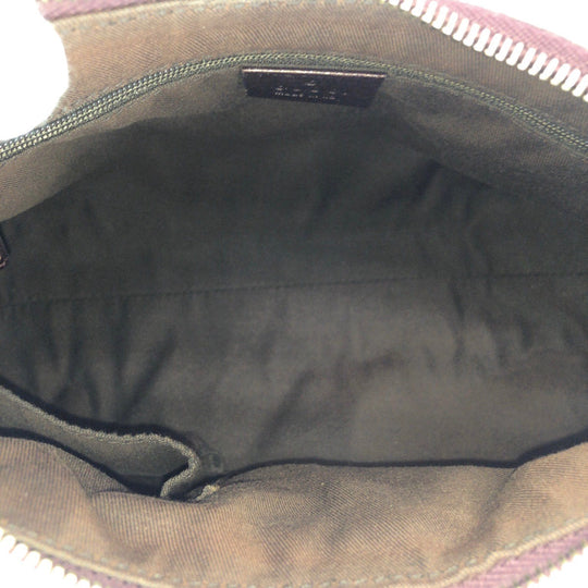 GUCCI Shoulder Bag 190525 GG canvas Beige Brown Gold Metal Abbey