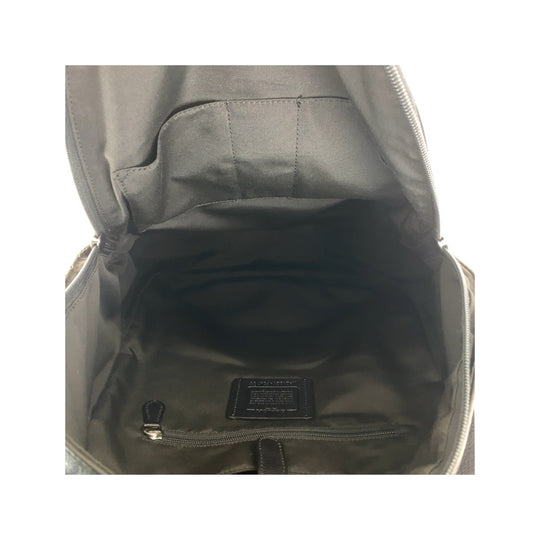 COACH Backpack 54786 leather Black SilverMetal Backpack Backpack mens Used Authentic