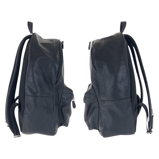 COACH Backpack 54786 leather Black SilverMetal Backpack Backpack mens Used Authentic