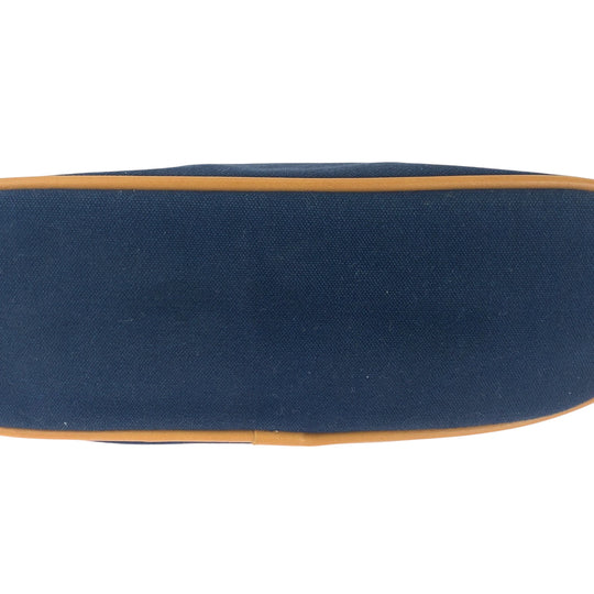 HERMES Pouch canvas Navy Bored