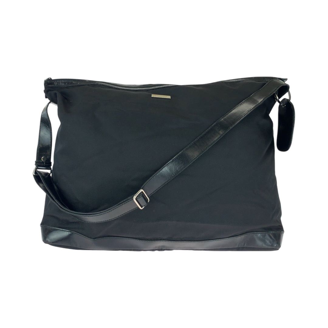 GUCCI Shoulder Bag 012 0153 Nylon, enamel Black SilverMetal Shoulder Bag Boston Duffel bag Women(Unisex) Used Authentic