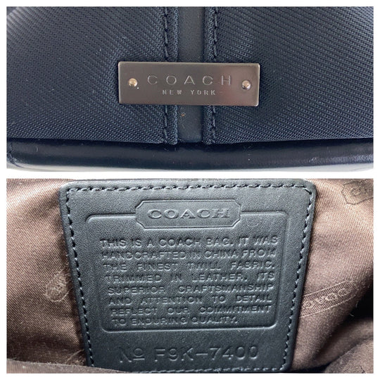 COACH Tote Bag canvas black