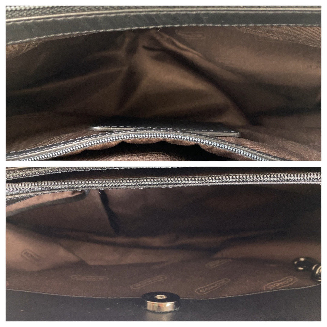 COACH Tote Bag canvas black