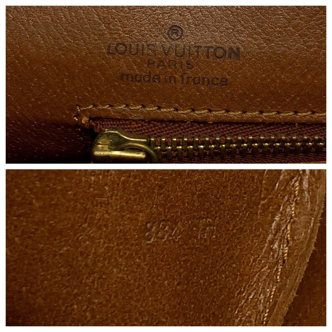 LOUIS VUITTON Tote Bag M42425 PVC Brown Gold Metal Tote Bag Shoulder Bag Monogram Weekend PM Women(Unisex) Used Authentic