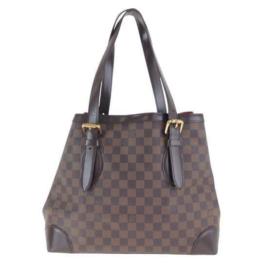 LOUIS VUITTON Tote Bag N51204 PVC Brown Damier Hamstead MM