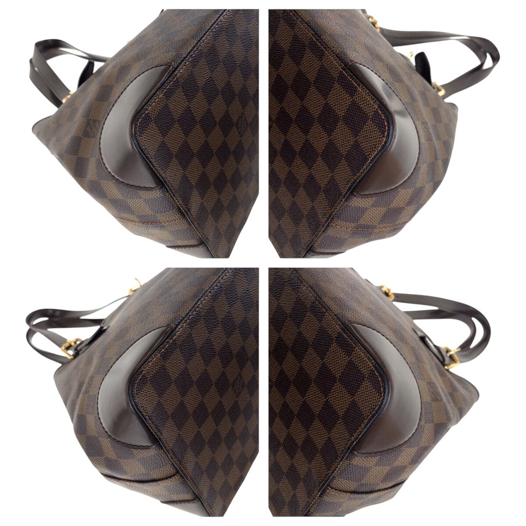 LOUIS VUITTON Tote Bag N51204 PVC Brown Damier Hamstead MM