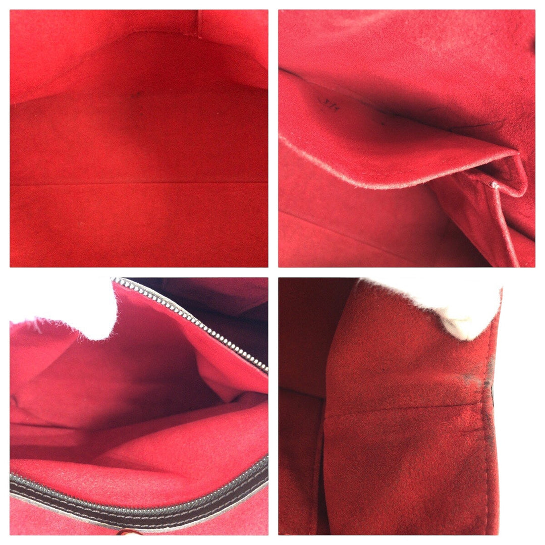 LOUIS VUITTON Tote Bag N51204 PVC Brown Damier Hamstead MM