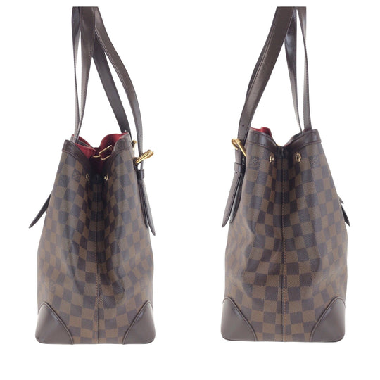 LOUIS VUITTON Tote Bag N51204 PVC Brown Damier Hamstead MM