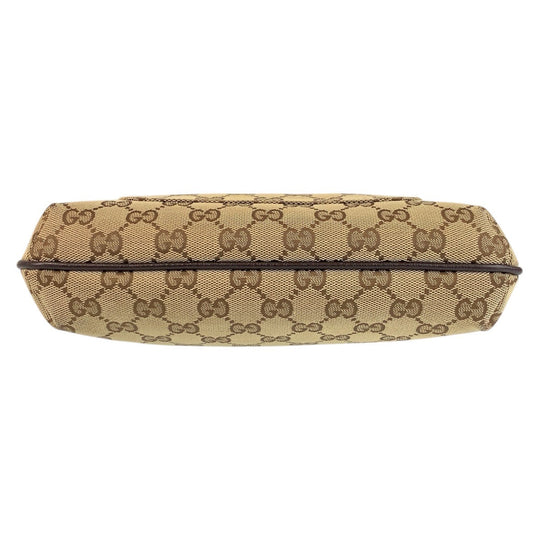 GUCCI Shoulder Bag 122793 GG canvas, leather Beige brown Shoulder Bag pochette Women(Unisex) Used Authentic