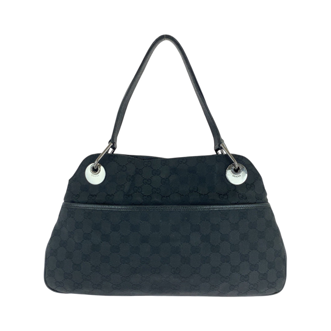 GUCCI Shoulder Bag 121023 GG canvas black