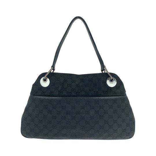 GUCCI Shoulder Bag 121023 GG canvas black