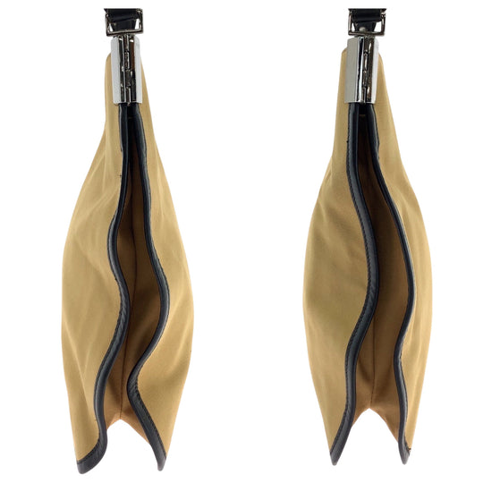 GUCCI Shoulder Bag 001 4321 canvas Brown Red Green SilverMetal Hobo Shoulder Bag Sherry line Women Used Authentic