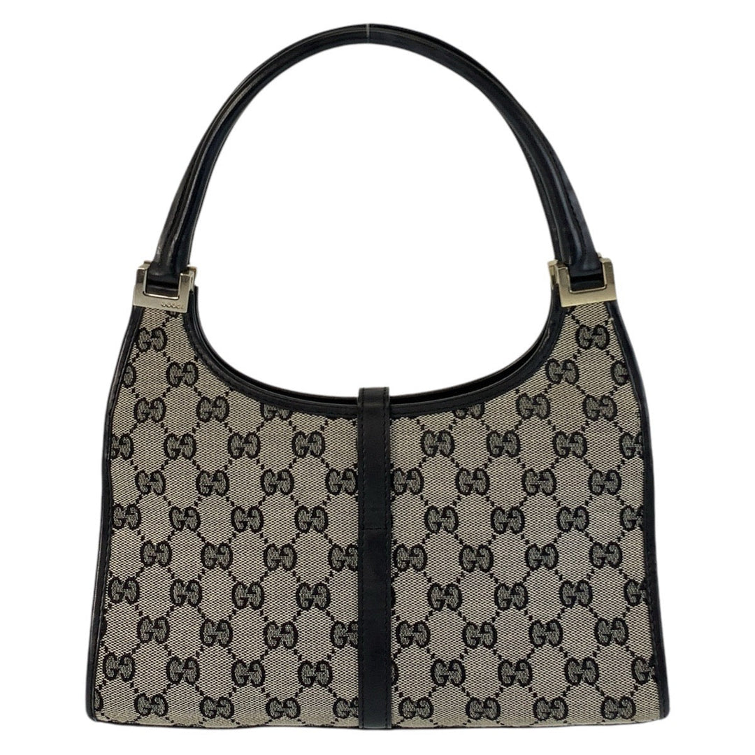 GUCCI Shoulder Bag 002 1068 GG canvas gray Jackie