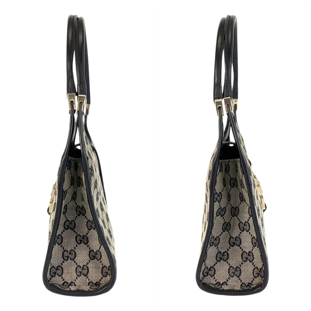 GUCCI Shoulder Bag 002 1068 GG canvas gray Jackie