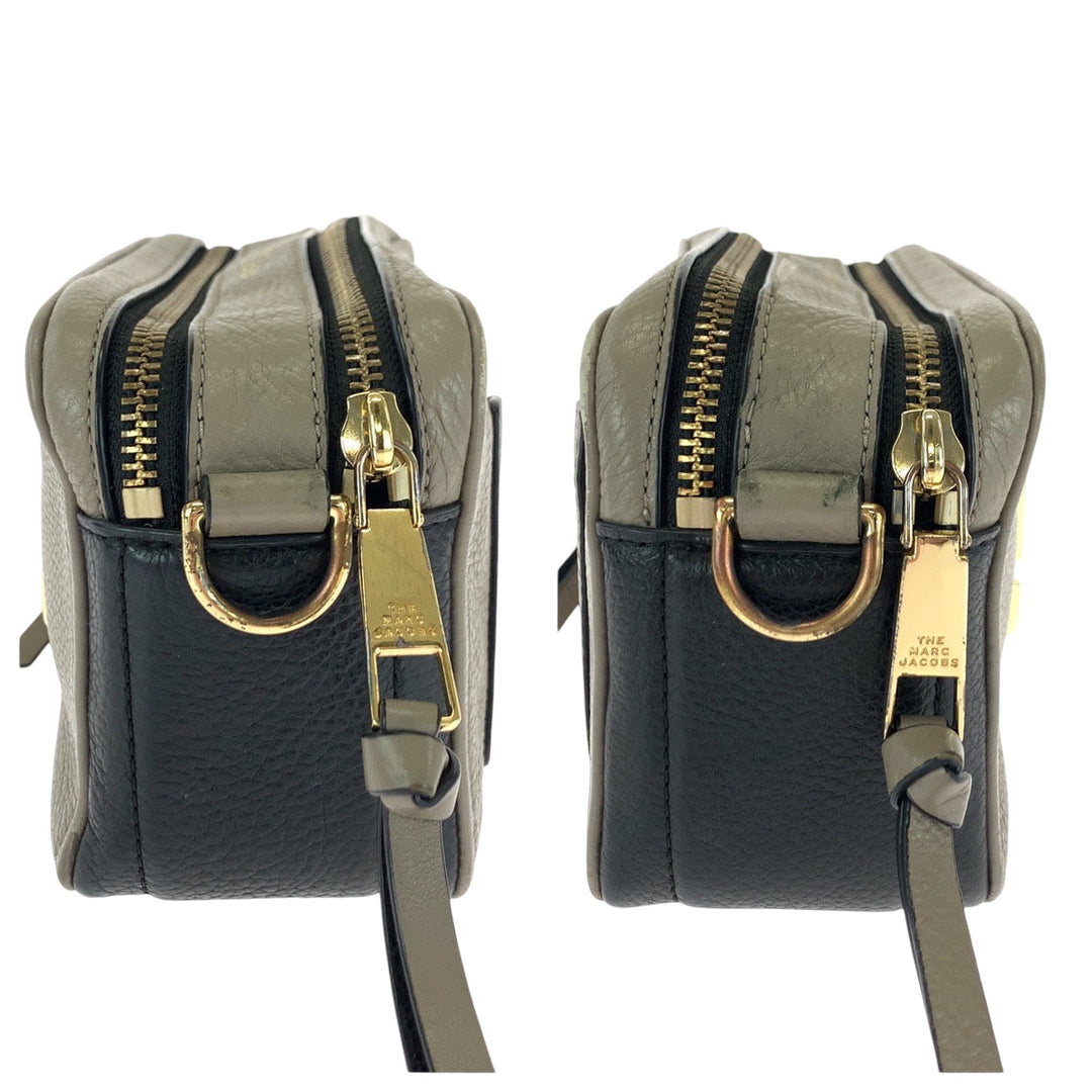 MARC BY MARC JACOBS Shoulder Bag F SE 2250 leather Beige Black Gold Metal Shoulder Bag pochette Women(Unisex) Used Authentic