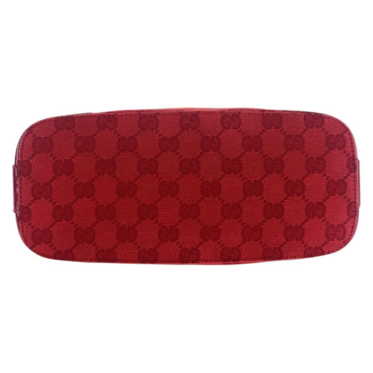 GUCCI Shoulder Bag 001 4204 GG canvas Red