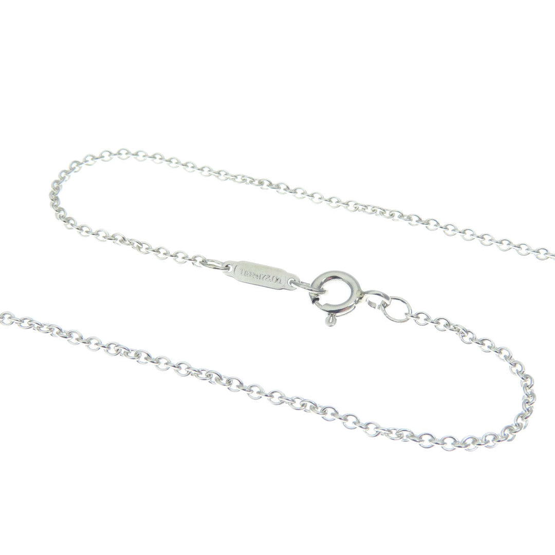 TIFFANY&Co. Necklace SV Silver Crescent Moon Medium Women Used Authentic