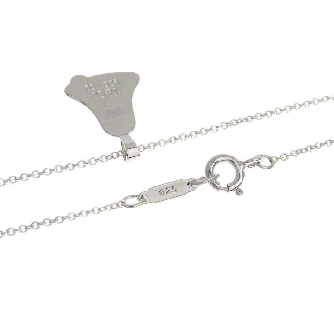 TIFFANY&Co. Necklace SV , K18YG Silver bell motif Women Used Authentic