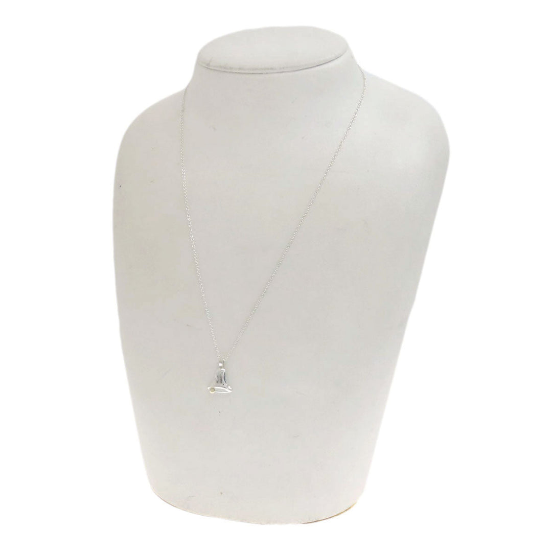 TIFFANY&Co. Necklace SV , K18YG Silver bell motif Women Used Authentic