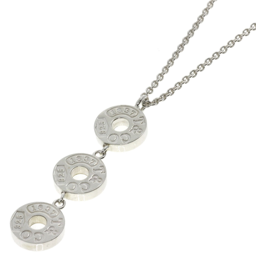 TIFFANY&Co. Necklace SV Silver three drop circle Women Used Authentic