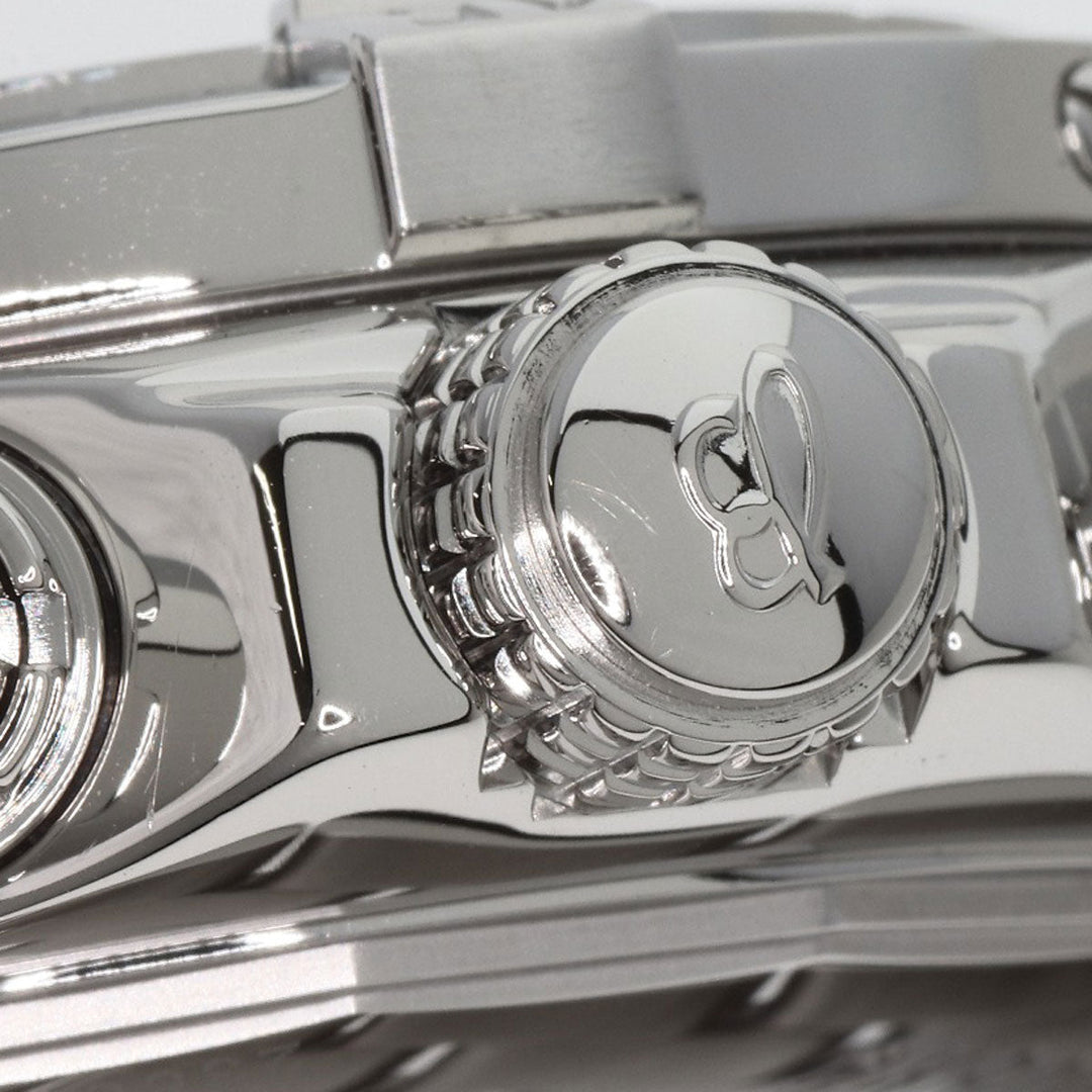 BREITLING Watches Mechanical Automatic A13380 Stainless Steel , Stainless Steel Silver Avenger black dial mens Used Authentic